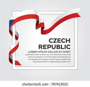 Czech Republic flag background