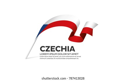 Czech Republic flag background