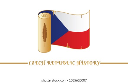 czech republic flag and czech republic history