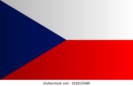 Vector de bandera de la República Checa. Bandera nacional de la República Checa. Fondo de pantalla de la bandera nacional de la República Checa.