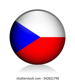 Czech Republic Glossy Icon