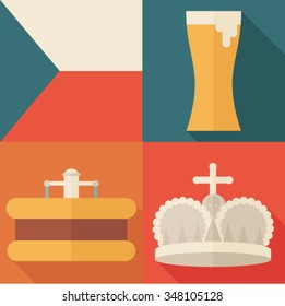 Czech Republic icon set