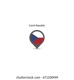 czech republic icon. sign design