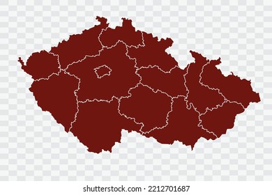Republica Checa Mapa color marrón quemado en archivos de calidad de fondo blanco Color (701205) png