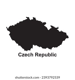 Czech Republic map icon,vector illustration symbol design