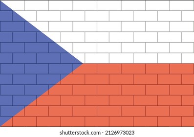 Länderetikett der Tschechischen Republik