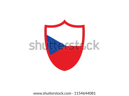 Czech republic shield coat of arms national symbol