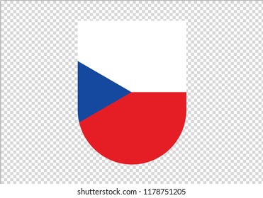 Czech Republic shield national flag country symbol coat of arms