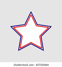 Czech Republic star icon Vector