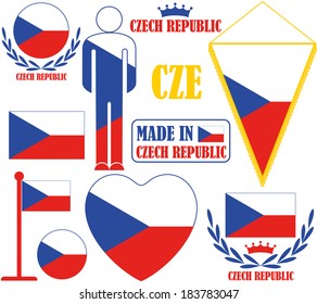 Czech Republic. Vector Illustration
