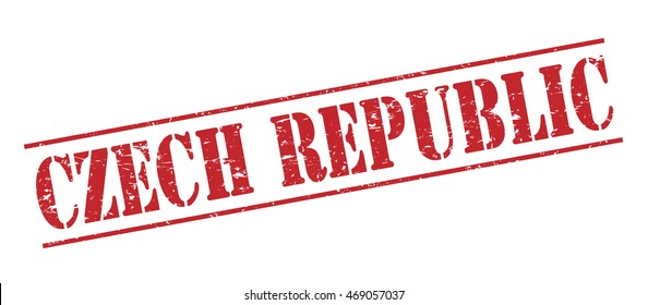 czech republic vector stamp on white background