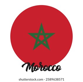 Czechia country flag in circle vector illustration