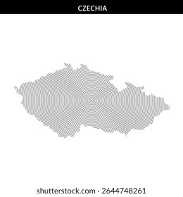 Czechia is depicted with a wood grain design, showcasing creativity.