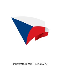 Czechia flag, vector illustration