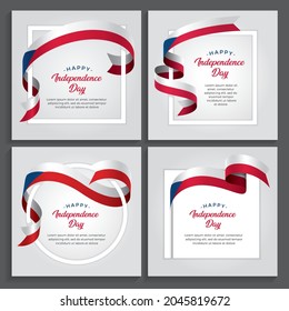 Czechia independence day vector illustration on a white background