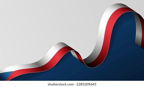 Fondo de la bandera de la República Checa. Elemento de impacto para el uso que desea hacer de él.