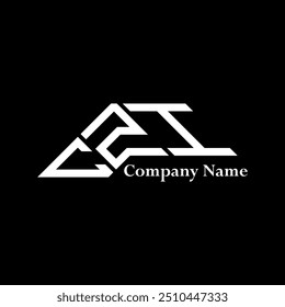 CZI logo design, CZI simple and modern logo. CZI luxurious alphabet design  