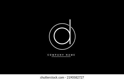 D Abstract Letter Logo Monogram