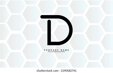 D Abstract Letter Logo Monogram