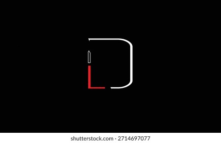 D ABSTRACT LETTER LOGO MONOGRAM