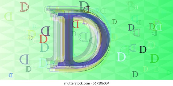 D Alphabet art idea