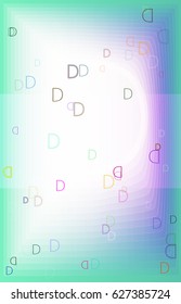 D Alphabet background texture