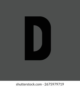 Logotipo de la rejilla del alfabeto de D para su Sitio web.