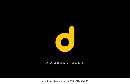 D Alphabet Letter Logo Monogram