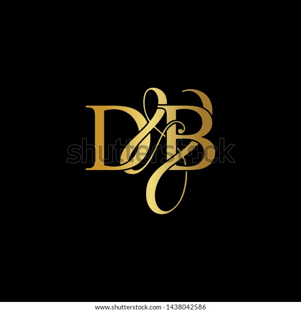 D B Db Logo Initial Vector Stock Image Download Now