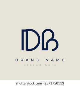 D and B logo design. DB abstract Letters Logo Monogram. This logo design is the process of creating a visual symbol that represents a brand, company, or individual.