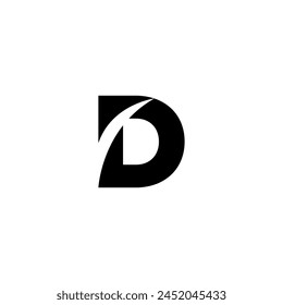 D business letter logo design