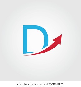 D business logo