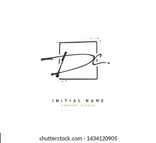D C DC Beauty vector initial logo, handwriting logo of initial signature, wedding, fashion, jewerly, boutique, floral and botanical with creative template for any company or business.