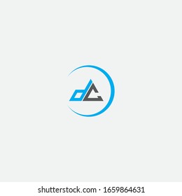 D C letter logo design