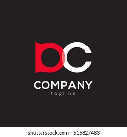 D & C Letter logo design element
