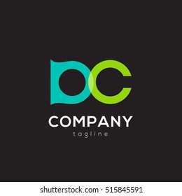 D & C Letter logo design element