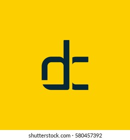 D & C Letter logo design vector element
