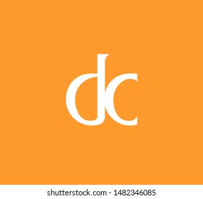 D & C letters Joint logo icon vector template.