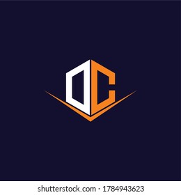 D & C letters Joint logo icon vector template for corporate logo and business card design.
