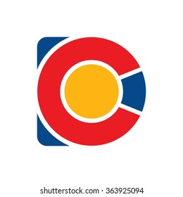 D And C Logo Vector.
