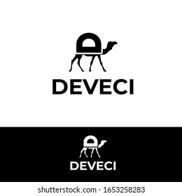 D and camel logo deve logosu