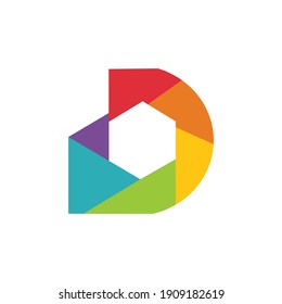 D colorfull logo design inspiration