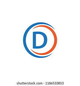 D Company Logo Vector Template Design Illustration