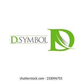 D company vector logo and symbol Design