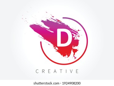 D Creating an Artistic Brush Article Logo.