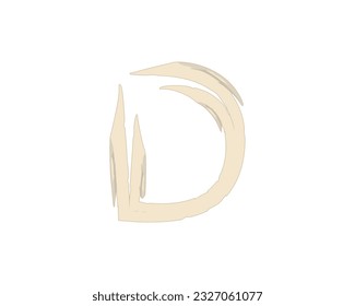 D creative logo design element