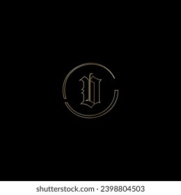 D Creative moderne Buchstaben Logo Design Vorlage