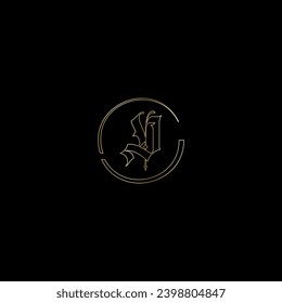 Plantilla de diseño de logotipo para letras modernas creativas