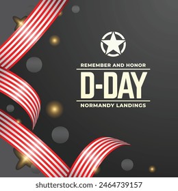 D day design vector illustration collection