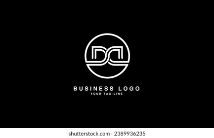 D, DD, Abstract Letters Logo Monogram
